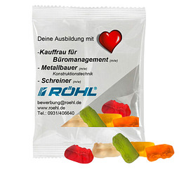 HARIBO Fruchtgummi 10g, LKW, Transparente Folie