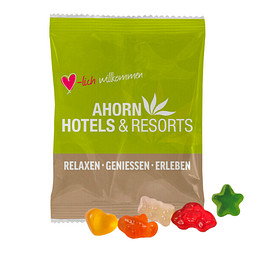 HARIBO Fruchtgummi 10g, Mix, Weiße Folie