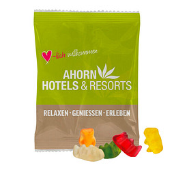 HARIBO Gummibärchen 10g, Weiße Folie