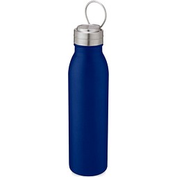 Harper 700 ml Sportflasche aus Edelstahl mit Metallschlaufe, mittelblau
