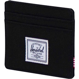 Herschel Charlie Kartenhalter aus recyceltem RFID, schwarz