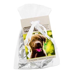 Hunde-Leckerli im Organzabeutel, 2-seit. Druck