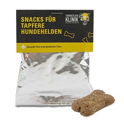 Hunde-Leckerli-Pack, 1-seit. Druck