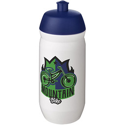 HydroFlex™ 500 ml Sportflasche, blau, weiß