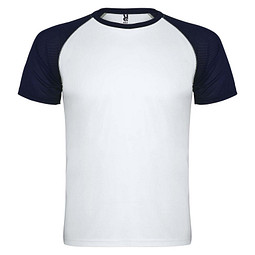 Indianapolis Sport T-Shirt für Kinder, weiß / Navy Blue, 8
