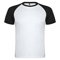 Indianapolis T-Shirt Unisex, weiß / schwarz, XL