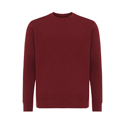 Iqoniq Etosha Lightweight Sweater aus recycelter Baumwolle, burgunderrot, S