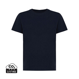 Iqoniq Koli Kids T-Shirt aus recycelter Baumwolle, navy blau, 13-14 y