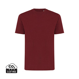Iqoniq Sierra Lightweight T-Shirt aus recycelter Baumwolle, burgunderrot, L