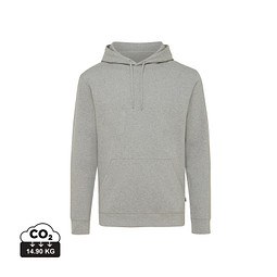 Iqoniq Torres ungefärbter Hoodie aus recycelter Baumwolle, heather grey, M