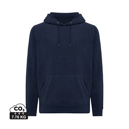 Iqoniq Trivor Mikrofleece-Kapuzenjacke aus recyc. Polyester, navy blau, L