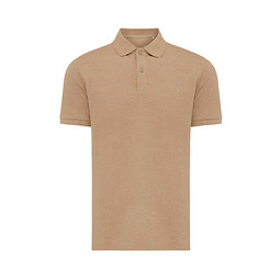 Iqoniq Yosemite Piqué-Poloshirt, heather brown, L