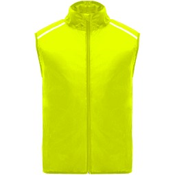 Jannu leichte Laufweste Unisex, Fluor Yellow, L