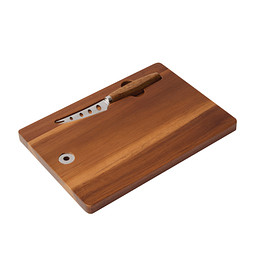 Käseset CHEESY ACACIA,braun, silber