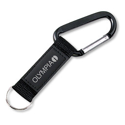 METMAXX® Schlüsselanhänger ImageClick mit Karabinerhaken, schwarz