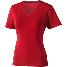 ELEVATE Damen Öko T-Shirt Kawartha, rot, XS