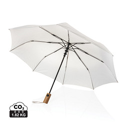 Kaycey 21“ Auto-Open Mini-Regenschirm aus AWARE™ rPET, beige