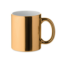 Keramikbecher metallic 300 ml HOLLY, Golden