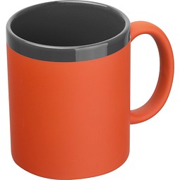 Keramiktasse 300ml RONALD, orange