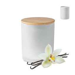 Kerze im Glas 200 g KEOPS MEDIUM, Weiß