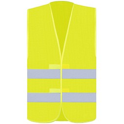 Korntex® Warnweste Freiburg, 2 Klett, XL, Signal-Gelb