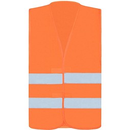 Korntex® Warnweste Freiburg, 2 Klett, XXL, Signal-Orange