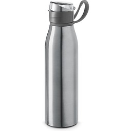 KORVER. Sportflasche aus Aluminium 650 mL, Satinsilber