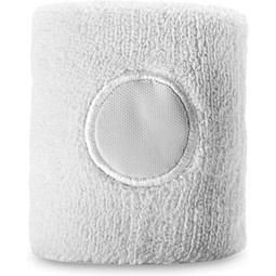 KOV. Elastische Polyester-Manschette, Weiß