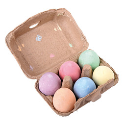Kreideset FUNNY EGGS, bunt