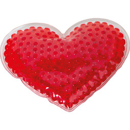 Kühl-/Wärme-Pad Herz , rot