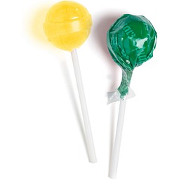 Kugellolly, 18 g, Zitrone, inkl. Druck