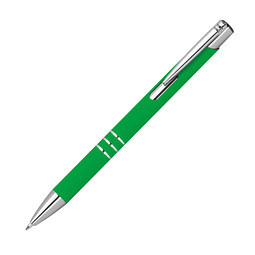 Kugelschreiber aus recyceltem Aluminium Dunmore,grün
