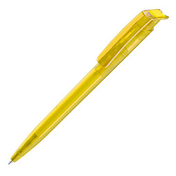 uma® Druckkugelschreiber Recycled PET-Pen, blaue Mine, gelb