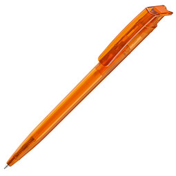 uma® Druckkugelschreiber Recycled PET-Pen, blaue Mine, orange