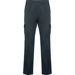 Lange Hose Trooper in Farbkombination, 50, bleigrau/schwarz