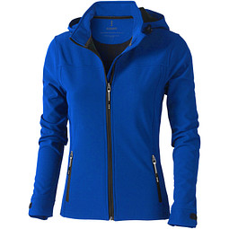 ELEVATE Damen Softshell Jacke Langley, blau, L