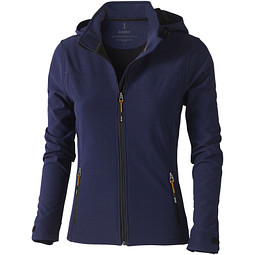 ELEVATE Damen Softshell Jacke Langley, dunkelblau, L