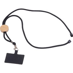 Lanyard mit Handyhalter Yokohama,schwarz