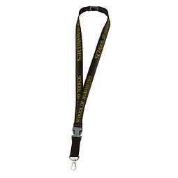 Schlüsselband, 20 mm, inkl. Druck, schwarz