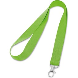 LARIAT. Lanyard aus Polyester mit 20mm Breite, Hellgrün