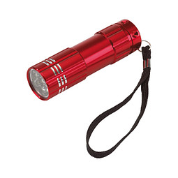 LED-Taschenlampe POWERFUL,rot