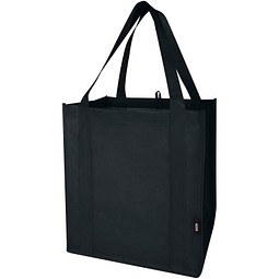 Liberty Tragetasche mit hartem Boden aus recyceltem GRS Non Woven 6 L, schwarz