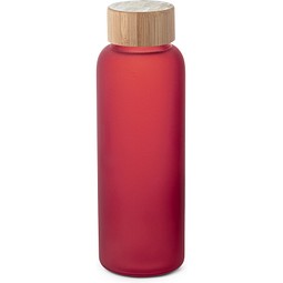 LILLARD. Flasche aus Borosilikatglas mattiert 500 ml, Rot
