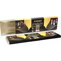 Lindt Alpenvollmilch Extra Tafel im Werbeschuber, 300 g, inkl. Druck