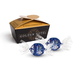 Lindt Lindor Kugeln im Werbeballotin, 25 g, Schokolade Feinherb, inkl. Druck