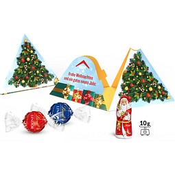 Lindt Xmas Pyramide, inkl. Druck einseitig