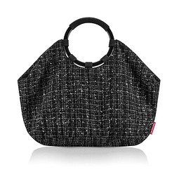 loopbag hobo, bouclé black