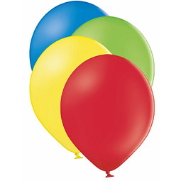 Luftballon aus nachwachsendem Naturkautschuk , Ø ca. 30 cm, Farbig sortiert