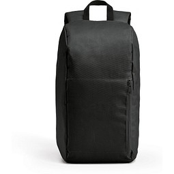 LUGANE. 600D Polyester-Rucksack, Schwarz