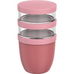 Mepal Lunchpot Ellipse 3-teilig 500 ml + 2 x 200 ml vivid mauve